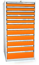 Schubladenschränke 1373 x 710 x 750 - 11x Schubladen